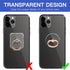 YINHEXI 2 Pcs Transparent Phone Ring Stand Holder, 360 Degree Rotation Cell Phone Ring Holder (Rose Gold & Diamond-1)