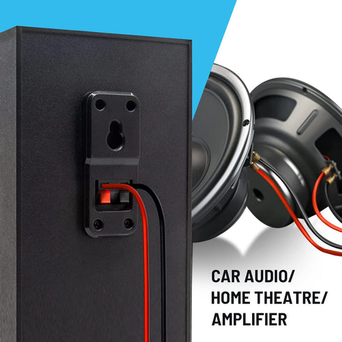 Speaker Wire Cable 18 Gauge 50FT, 18/2 AWG CCA Red Black Wire, Low Voltage Wire for DC 12V/24V Stereo Audio