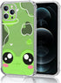 Cute Frog iPhone 12 Pro Max Case - 6.7" Kawaii Green Frog Design, Non-Slip, Shock Absorption, Gel Frame for Teens.