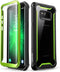 i-Blason Ares Full-Body Rugged Clear Bumper Case with Screen Protector for Samsung Galaxy S8+ Plus, Black/Green