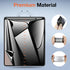 Fotbor Privacy Screen Protector for Samsung Galaxy Z Fold 6, Includes 2X Anti-Spy Film and Tempered Glass Protectors