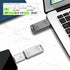 EASTBULL 32GB FAT32 3.0 32 3.0 USB Flash Drive with a USB C Adapter and Keychain, Fast-Speed Thumb Drive Metal Pen