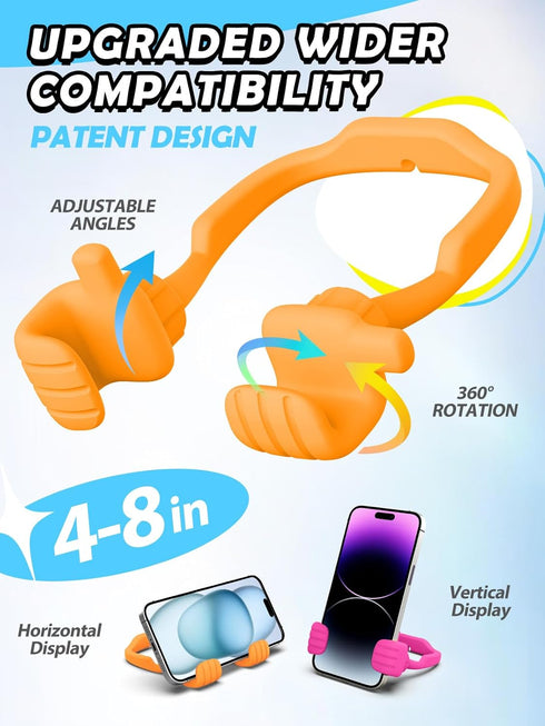 CALDEVER Gifts for Mothers Day Teens Girls Boys Kids Adults Gifts Cell Phone Stand: UPGRADE Adjustable Thumbs Up Lazy