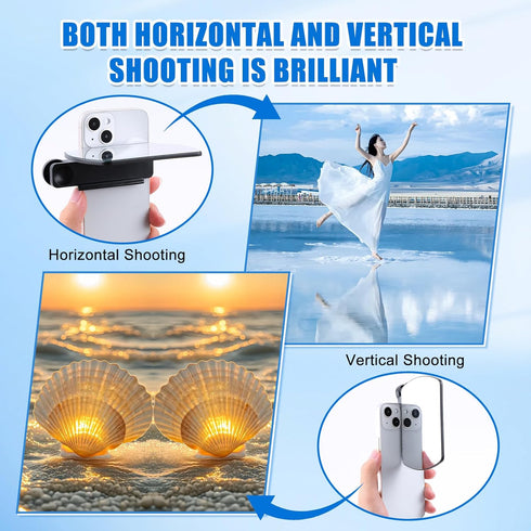 Generic Smartphone Camera Mirror Reflection Clip Kit,Clip Reflection Mirror for Phone Back Camera-Capture Stunning