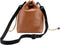 Gabrella Drawstring Camera Bag, Brown Leather Camera Bag with Protective Interior, Comfortable Travel