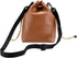 Gabrella Drawstring Camera Bag, Brown Leather Camera Bag with Protective Interior, Comfortable Travel