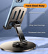 Jofnaylr Adjustable/Foldable/360 Desktop Phone Holder, Metal Cell Phone Stand for Desk, Fully Degree Rotating Phone