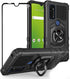 Ailiber Rugged Protective Case for AT&T Radiant Max 5G, Cricket Dream 5G, with Screen Protector, Kickstand, Black