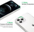 Clear Compatible Case for iPhone 12 Pro Max, Transparent Soft Shockproof Protective Slim Thin Bumper Cover