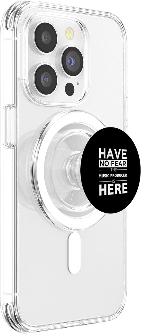 Music Producer Career Pride Designs Have No Fear Music Producer is Here Funny Gift Work Job PopSockets PopGrip