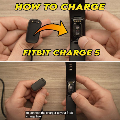 Replacement Watch Charger for Fitbit Charge 6/5, Luxe Charger Cable, Charging Dock with 5v1a Adapter (Black)