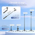 KIWIFOTOS 17 16 15 14 Mini Magnetic Tripod for iPhone MagSafe Selfie Stick with Wireless Remote for iPhone Travel