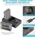 Neewer 2100 mAh Replacement Battery for Nikon EN-EL3e with Dual USB Charger, Compatible with Nikon D50 D70 D80 D90 D200