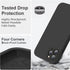Vooii iPhone 11 Pro Case - Black, Upgraded Liquid Silicone, Soft Anti-Scratch Lining, Square Edges, Camera Protection,