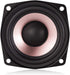 Douk Audio 1PC Hi-Fi 2.5" 8 Ohm Desktop Full Range Speaker, High Sensitivity for Home & Car Audio 8-15W