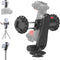 Zeadio Smartphone Tripod Mount Adapter, Cell Phone Tripod Holder Selfie Stick Monopod Adjustable