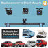 License Plate Bracket for Rear Camera, Universal Mount for Backup Camera, Metal Rust-Proof for Carplay Android Auto
