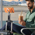 SOGUE 360 17 Airplane Travel Essentials Men Phone Holder,Plane Phone Mount for MagSafe,Foldable Magnetic Phone Stand
