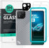 Ibywind 2 Pack Screen Protector for Asus ROG Phone 8 5G 6.78", 9H Hardness Tempered Glass, with Camera Lens Protector