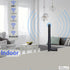 Dixingtek 6E 2.4GHz 5GHz 6GHz 4-Pack WiFi Tri-Band Bluetooth RP SMA Antenna, Compatible with WiFi Router Camera