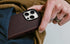 maogoam Genuine Crazy Horse Leather Case for iPhone 15 Pro Max, Dark Brown, Indiana-Jones Style, Compatible with MagSafe