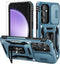 WRJ Case for Galaxy S24 with Slide Camera Cover, Screen Protector, Military Grade Protection - Sky Blue