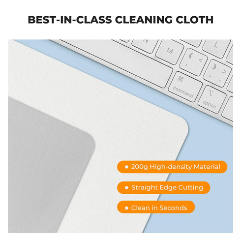 2 Pack Headset, K&F CONCEPT Lens Cleaning Cloth | Microfiber Cleaning Cloth | Glasses Cleaning Cloths | Eyeglass Lens