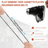Vin Beauty 100 Cassette Cassette 40-135 mm Cassette (1mm 3mm Pcs Black Recorder Rubber Belts Recorder Repair