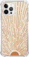 Retro 70s Sun Rays Case for iPhone 13 Pro Max, Vintage Boho Design for Girls Boys -