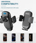 Uonser Rear View Mirror Phone Holder, Premium Aluminum Alloy Mount with Multi-Angle Adjustment, Rearview Mirror Phone