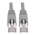Tripp Lite Cat6a 10G Ethernet Cable, Snagless Molded STP Network Patch Cable, Gray, 12 Feet