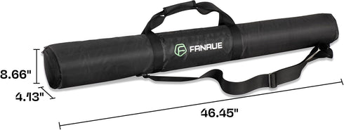 Compartments,39.4x9.8x9.8in Fanaue Tripod Case with Heavy Duty Tripod Bag with Shoulder Straps,All Padded Carrying Case