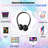 10 Pack Set (LS04,10 Classroom Headphones Bulk Multi Color for Kids School, Wholesale Class Durable Earphones