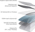 NEW'C Tempered Glass Pack for Samsung Galaxy A54 5G - 3x Scratch-Free, 9H Hardness, 0.33mm Ultra Clear Screen