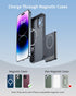 Wireless Portable Charger, 5000mAh Slim Magnetic Power Bank Phone Charger, Mag-Safe Battery Pack Travel Charger (USB-C