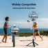40 in Selfie Stick, Retractable Phone Tripod with Wireless Remote Control & Light, Compatible with All Cellphones