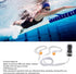 Dpofirs IPX8 MP3 Swimming (8GB) Player, Music Player with Earphones for Surfing Water Sports, Built in Storage