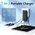 BRIBRON 10000mAh Pack, 16/15/14/13 Portable Charger with Built-in Cables Power Bank with Cords, Slim Fast Charging