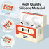 Cassette Tape Case Cover for AirPods Pro 2nd Generation, Shock Resistant, Washable, Scratch Proof with Cleaning Kit &