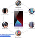 for iPhone 7 Plus Screen Replacement White, Mobkitfp 5.5" Full Assembly LCD Display with Front Camera & Repair Tools
