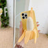 Yatchen Cute 3D Cartoon Case for iPhone 12 Pro Max, Unique Funny Banana Design, Ultra-Thin Shockproof (Non-Slip)