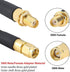 XRDS -RF 35ft SMA Male to Female Coax Cable - Low Loss KMR240 Pure Copper Coaxial Cable for SDR Equipment