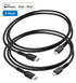 GALVANOX Short iPhone Charging Cable (2 Pack) - Apple MFi Certified USB C to Lightning 1ft Braided Charger