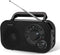 DreamSky AM FM Portable Radio, Plug in Wall or Battery Operated for Home & Outdoor, Strong Reception, Easy to Use,