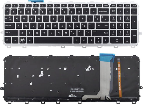 Backlit Laptop Keyboard Replacement for HP Envy 15-J000, 15T-J100, 15Z-J100, 15-Q, 15T-Q, 17-J, 17T-J000, 17T-J100, M7-J