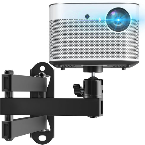 IMtKotW Foldable Projector Wall Mount,Ceiling Wall Projector Mount,Universal Heavy Duty 11LBS Mount for