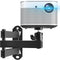 IMtKotW Foldable Projector Wall Mount,Ceiling Wall Projector Mount,Universal Heavy Duty 11LBS Mount for
