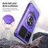for TCL ION V Case/TCL ION X/TCL 40 Z Case with Screen Protector,TCL ION V Phone Case Magnetic Ring Stand Soft Silicone Bumper Military Grade Protective Cover for TCL IONX T430W/ TCL 40Z T607DL Purple