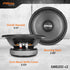 PRV AUDIO 6.5 Inch Midbass Speaker 6MB200 v2 8 Ohm - 200 Watts, 93.5 dB, 1.5" Voice Coil for Car Audio with Outstanding