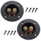 Loudspeaker Junction Box, 4 inch Round 2-Way Speaker Wiring Cup for Car DIY Home Stereo Kits (2 pieces)